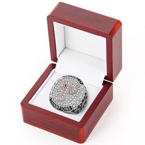 Anillo deportivo exquisito de diamante nuevo al por mayor molde geométrico campeón de alta calidad gratis para regalo o aniversario - Product Image 6