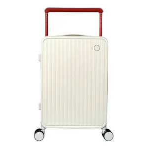 Factory Custom Lightweight Hard Shell PC Trolley Luggage Case Durable Multi-functional Travel Suitcase With 4*360 Degree Wheels