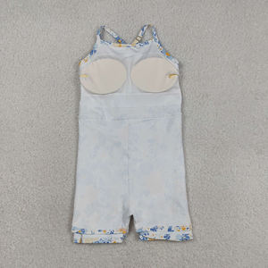 Robe de yoga pour filles, motif floral d'Halloween, vente en gros, vêtements de sport de haute qualité, en coton biologique doux et tissu soie de lait, pour sœurs - Product Image 3