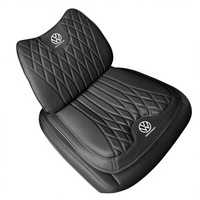 Coussin de siège de voiture en matériau PU Napapi avec support lombaire pour Volkswagen Langyi Passat Magotan Sagitar L Bora, adapté à toutes les saisons