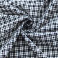 Tissu Popeline Jacquard à Carreaux Teint en Fil Coton Polyester Nouveau Design pour Vêtements Décontractés et Sacs