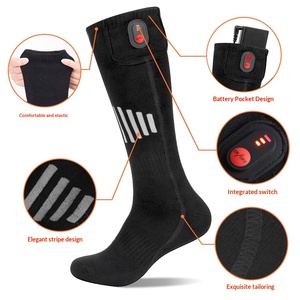 <span class=keywords><strong>Chaussettes</strong></span> <span class=keywords><strong>chauffantes</strong></span> électriques en coton pur à tube long, tricotées, pour le <span class=keywords><strong>ski</strong></span>, décontractées, pour hommes et femmes, chauffe-pieds, recharge, auto-<span class=keywords><strong>chauffantes</strong></span> - Product Image 1