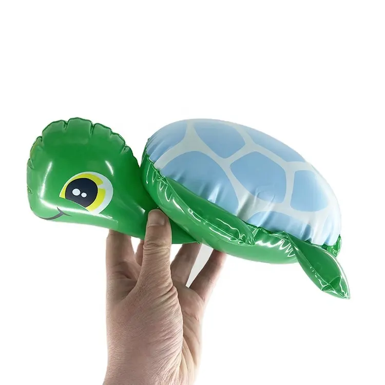 2024 Wholesales Custom Design Water Summer Swimming PVC Turtle Animal Inflatable Kids Toys For Pool