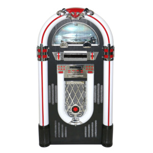 Lecteur de disques vinyles LP multifonction, lecteur MP3 CD, lumières colorées, combo musical, <span class=keywords><strong>jukebox</strong></span> rétro - Product Image 5