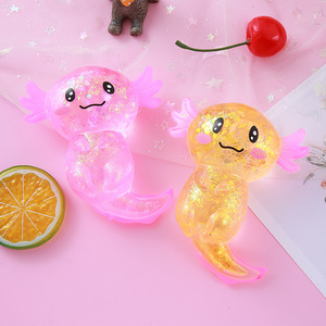 Palla Antistress a Forma di Salamandra in Sciroppo di Malto, Giocattolo Spremibile in TPE, per Bambini 2-4 Anni, con Funzione di Lenta Risalita - Product Image 5