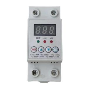 Protecteur de tension monophasé 220V 1-63A, relais de protection contre les surtensions et les sous-tensions réglable pour usage domestique et industriel - Product Image 3