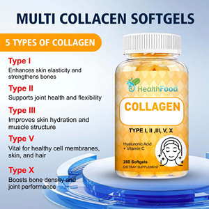 Gélules de collagène OEM ODM avec biotine et complexe multi-collagène pour favoriser la flexibilité des articulations, complément de collagène - Product Image 5