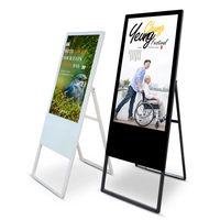 Pantalla Digital LCD HD para Interiores de 32/43/49/55 Pulgadas para Tiendas Minoristas, Centros Comerciales, Ascensores, Animación Digital Portátil OEM/ODM