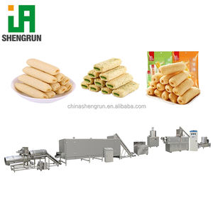 Línea de Producción Completa de Snacks de Maíz Inflado, Máquina Extrusora de Doble Tornillo para Snacks Rellenos Automáticamente - Product Image 2