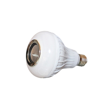 Ampoule LED intelligente E27 RVB pour haut-parleur 7W/12W, lecture de musique, lampe à LED sans fil à intensité variable avec télécommande à 24 touches