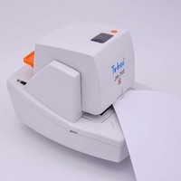 Agrafeuse électrique robuste Jhimhau JH70-2 - Machine de reliure automatique de bureau pour agrafage de livrets