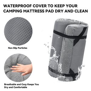 Nhà Máy Giá Bộ nhớ bọt cắm trại nệm không thấm nước, có thể gập lại, xách tay với vải chống nước - Product Image 3
