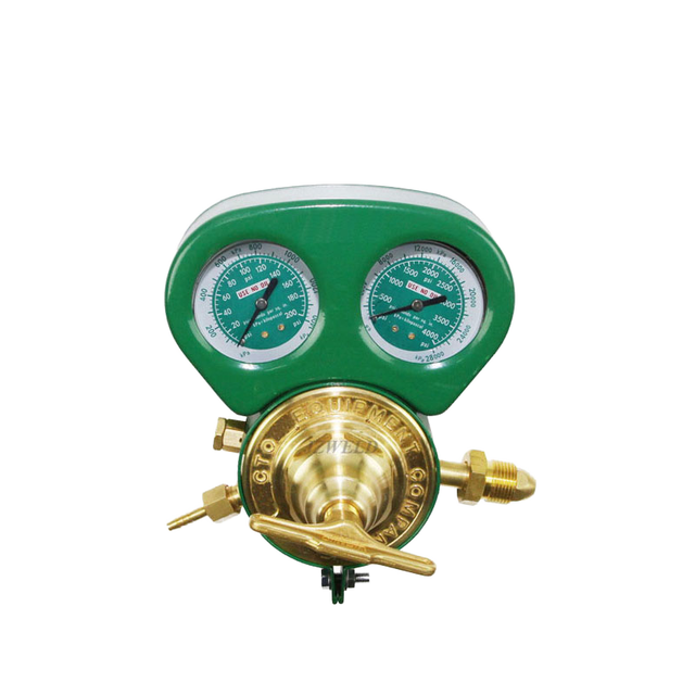 SR450D Heavy Duty Cylinder Regulator JGR-49A Full Brass Steel Cover Max Input 20000 Kpa Output 1000 Kpa CGA540 Nut China