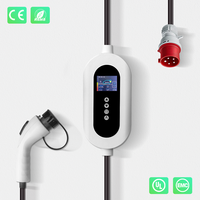 Câble de recharge portable pour véhicule électrique Smart New Star 11KW Type 2, 5m, courant réglable, contrôle par application WiFi, IP66, CEE Schuko, certifié CE/FCC