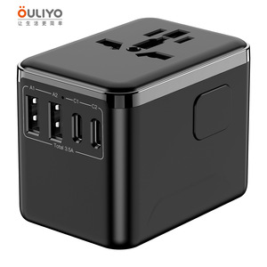 OULiYO Universal Travel <b>Adapter</b> 2A2C Ports 3.5A Fast Charging All In One Plug For Global Use - Product Image 3