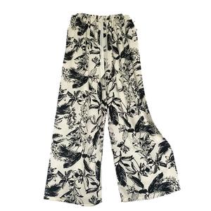 Pantalon de Pyjama d'Été pour <span class=keywords><strong>Femme</strong></span> – Grande Taille, Coupe Ample, Long – Pantalon de Pyjama pour <span class=keywords><strong>Femme</strong></span> <span class=keywords><strong>Enceinte</strong></span> – Léger, Style Large - Product Image 5