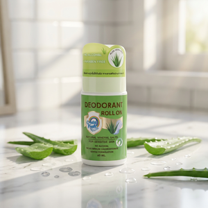 <b>CRYSTAL</b> FRESH Thailand-Made 60ml Natural Herbal Organic Antiperspirant Liquid <b>Deodorant</b> Roll-on for Women RN-PA060 - Product Image 1