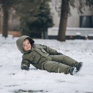 Custom Recycled Polyester Full Body <strong>Toddler</strong> Rain Suit Waterproof Baby <strong>Snowsuit</strong> <strong>for</strong> Rainy Days Plus Size Windproof - Product Image 5