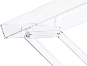 Table basse <span class=keywords><strong>en</strong></span> acrylique <span class=keywords><strong>transparent</strong></span> Design moderne Table à plateau pliante <span class=keywords><strong>en</strong></span> <span class=keywords><strong>plexiglas</strong></span> Table d'appoint <span class=keywords><strong>en</strong></span> acrylique Perspex acrylique bon marché - Product Image 6