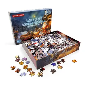 Produsen puzzle jigsaw kustom 1000 puzzles Natal untuk dewasa