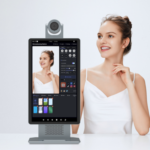 Mesin Siaran Langsung Pintar HUSHIDA Desktop 15,6 Inci dengan Lampu Pengisi Kecantikan & Kamera HD untuk Streaming Langsung - Product Image 2