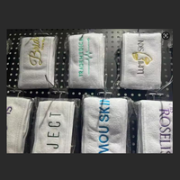 Bandeau absorbant en microfibre super doux pour salon de beauté, avec velcro, longueur plus large, pour le visage - Vente en gros OEM