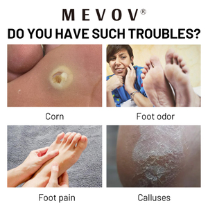 MEVOV Gommage pour les <span class=keywords><strong>pieds</strong></span> à l'arbre à thé, soin exfoliant pour les <span class=keywords><strong>pieds</strong></span> avec huile d'arbre à thé et menthe poivrée, élimine les peaux mortes et les <span class=keywords><strong>callosités</strong></span>, adoucit les <span class=keywords><strong>pieds</strong></span> rugueux - Product Image 2