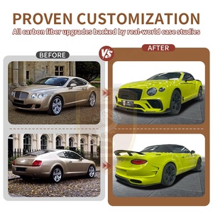 Kit de Carrocería para <span class=keywords><strong>Bentley</strong></span> Continental GT GTC Convertible 2004-2018, Modelo 2022, Parachoques Delantero y Trasero, Faldones Laterales, Tapa de Maletero - Product Image 4