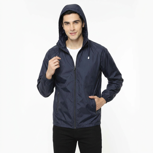 New Stylish Men's Warm Windbreaker <b>Jacket</b> <b>with</b> <b>Zipper</b> Thin Winter Windproof Windbreaker - Product Image 1