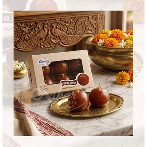 Bougie artisanale en forme de Gulab Jamun, en cire de paraffine, parfumée aux fleurs, lumière blanche chaude, pour la décoration de la maison pendant le Ramadan - Product Image 1