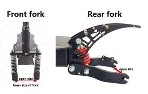 Kit de Conversión para Bicicleta Eléctrica de 48V 2000W con Motor de 11 Pulgadas, Kit de Motor Dual para Patinete Eléctrico - Product Image 3