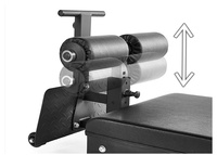 Banc de musculation multifonction pour plancher noir, musculation, musculation, fauteuil de musculation romain nordique, machine de confiance.