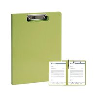 Carpeta de Documentos A4, Carpeta de Oficina con Clip Doble, Bloc de Escritura
