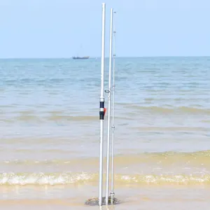 3 seetons PROSKYER盐水长铸造冲浪钓鱼竿，带富士导轨和卷轴座