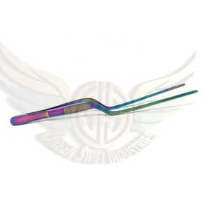 Ensemble de pinces de cuisine en acier inoxydable de qualité supérieure avec crochet de suspension Logo personnalisé GREEN SWIFT INDUSTRIES Ustensile Outils en métal - Product Image 1