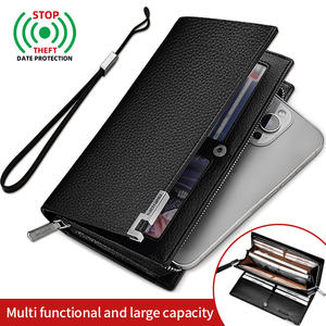 Portafoglio da Uomo in Vera Pelle con Cerniera Lunga, Porta Carte Multiplo e Grande Capacità, Prodotto dalla Fabbrica Banyanu <span class=keywords><strong>di</strong></span> Guangzhou - Product Image 4