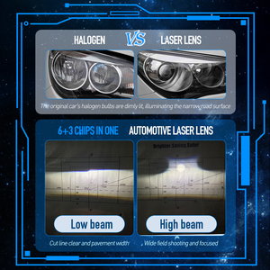 Xenplus - Lente de Proyector LED para Faros Delanteros Bi-LED LP12 de 12 V y 160 W, Súper Brillante, 3 Pulgadas, 6200 K, 20000 LM, Gran Oferta - Product Image 3
