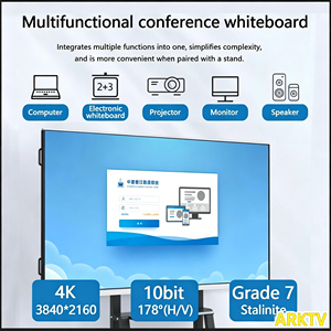 Extra large interactive whiteboard smart panel 65 75 110 "touch screen for education business and online learning - Product Image 5