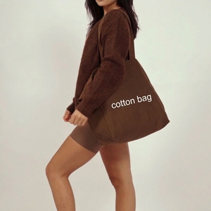 Sac fourre-tout géant en toile de <span class=keywords><strong>couleur</strong></span> personnalisée, idéal pour les courses, le sport ou les week-ends, en coton, pour usage quotidien - Product Image 3