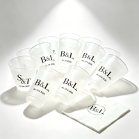 Gobelets de stade en plastique personnalisés avec logo, 16oz, 14oz, 12oz, pour mariage, fête, ou événement sportif, en PP dépoli, modèle ballon de football, personnalisables