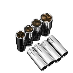 Llave de Trinquete para Reparación de Automóviles con Punta Hexagonal Extra Larga de 1/2 Pulgada con Acabado Espejo, 8-32 mm, Uso en Reparación Automotriz, Directo de Fábrica - Product Image 4