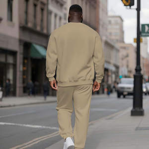 Set maglione girocollo uomo Plus Size <span class=keywords><strong>abbigliamento</strong></span> invernale in maglia <span class=keywords><strong>Casual</strong></span> <span class=keywords><strong>elegante</strong></span> con strisce alla moda Logo modello personalizzato produttore - Product Image 2