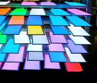 Panneau lumineux LED RGB 2x2 pieds 50W 4000LM, plafonnier dimmable à changement de couleur pour le marché américain et canadien, maison et bureau