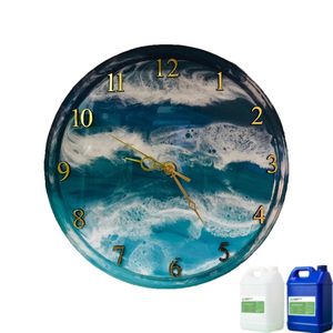 AB nhựa Epoxy <span class=keywords><strong>2</strong></span>:<span class=keywords><strong>1</strong></span> tinh thể rõ ràng cho nghệ thuật đồ trang sức làm thủ công mỹ nghệ không độc hại hoa khô cho nhựa Epoxy - Product Image 1