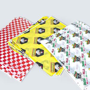 Papel para Envolver Hamburguesas y Sándwiches ZJPACK, Virgen, de Grado Alimenticio, Antigrasa, Recubierto de Cera por una Cara - Product Image 2