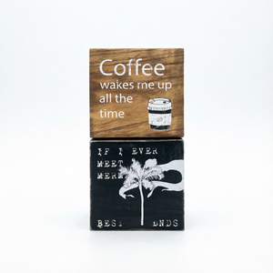 Caja de Madera de Arce Teñida de Negro Hecha a Mano con Estampado de Palmera, Caja de Madera Rústica para Decoración del Hogar y Regalos - Product Image 2