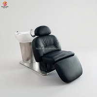 Lit de spa électrique rotatif moderne de luxe en acier inoxydable, chaise de lavage de cheveux pour hydrothérapie, pour utilisation en salle de bain