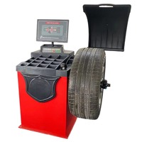 Outils d'entretien pour pneus de camions lourds, machine d'équilibrage pour grandes roues, équilibreuse de pneus de voiture et moto, haute précision, 1g max, 1100 mm