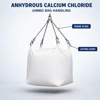 Chlorure de calcium anhydre en poudre, haute pureté, qualité industrielle, produit chimique