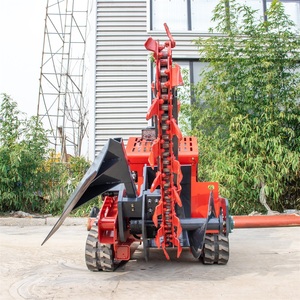 Htc-24 750mm Trenching Depth Agricultural Trencher <b>Machine</b> <b>Walk</b>-behind Tracked Chain - Product Image 2